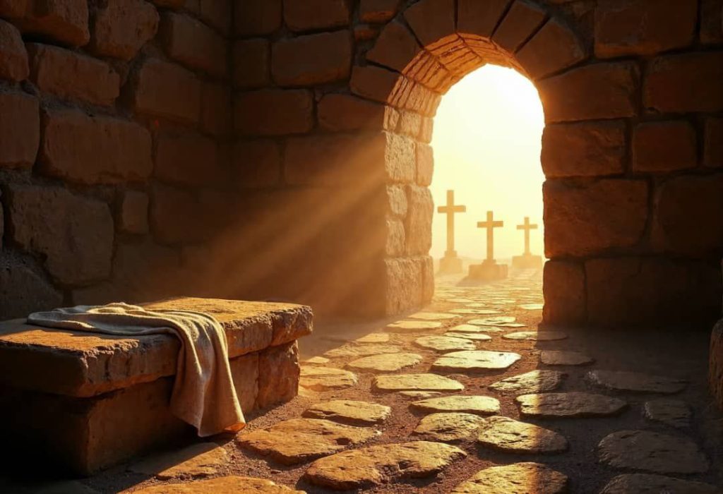 He is risen ( Victory over death)